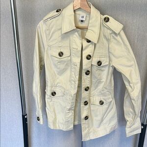 CAbi Utility Jacket in Cream
